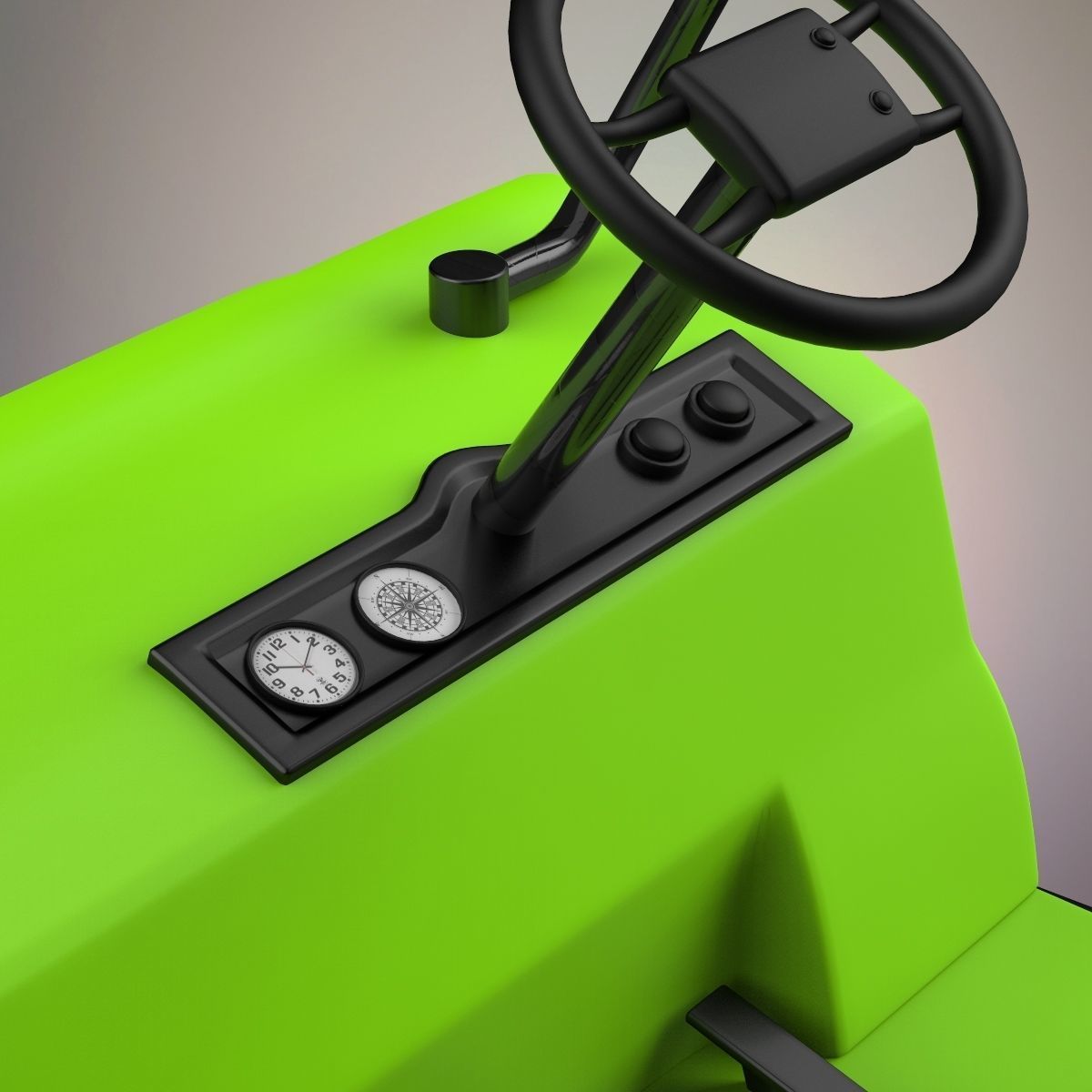 Golf Cart 3D model_6