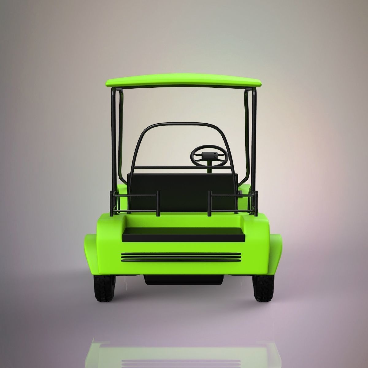 Golf Cart 3D model_4