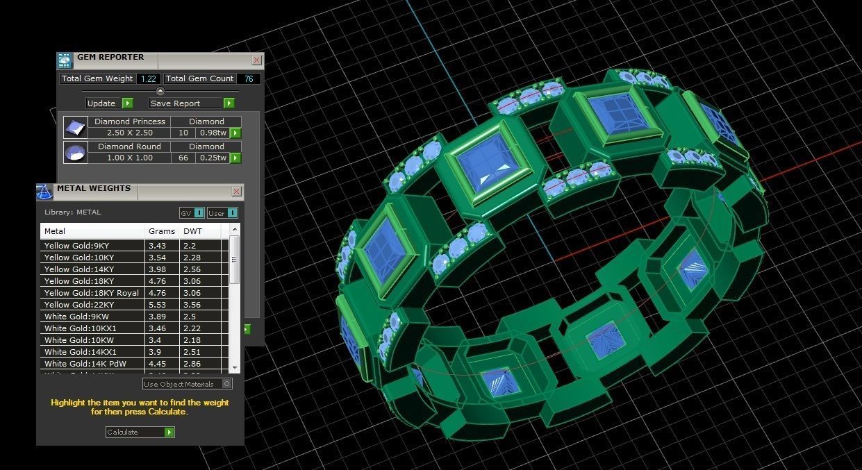 Men Jewerly Ring 0021 3D print model_1