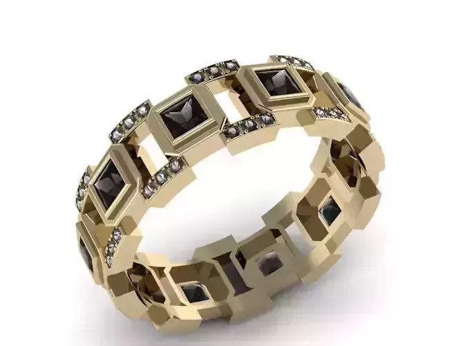 Men Jewerly Ring 0021 3D print model