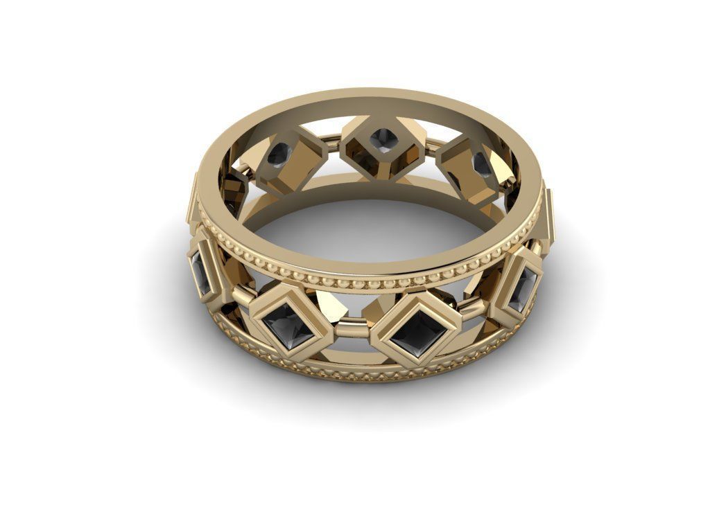 Men Jewerly Ring 023 3D print model_17