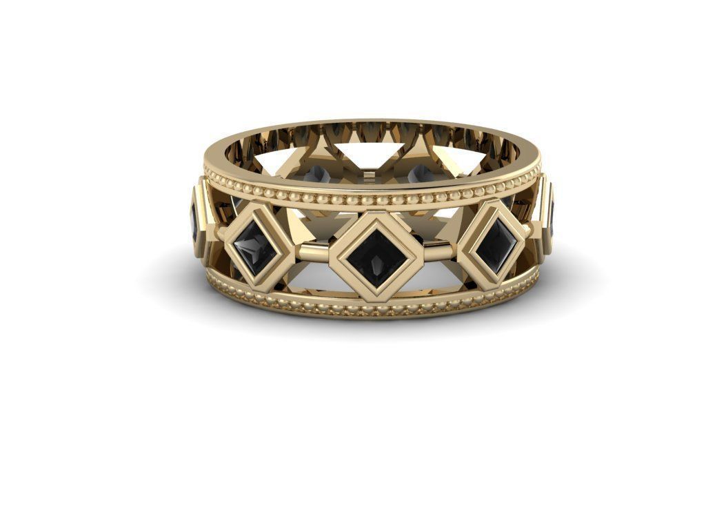 Men Jewerly Ring 023 3D print model_12