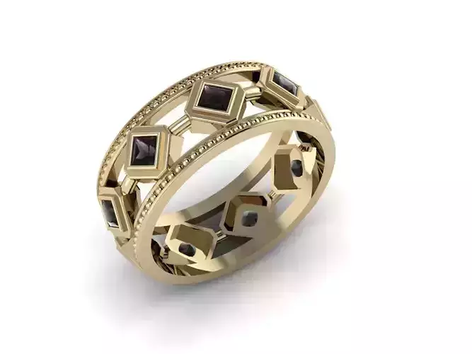 Men Jewerly Ring 023 3D print model