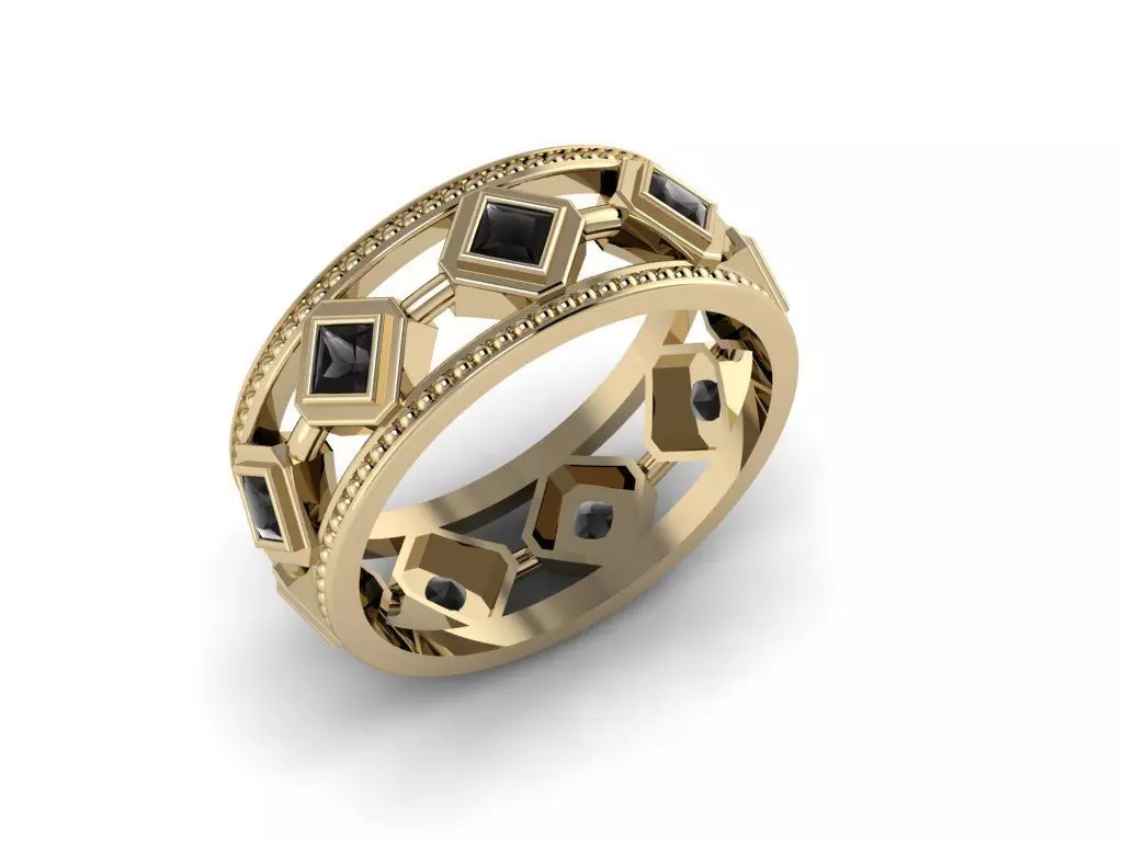 Men Jewerly Ring 023 3D print model_0