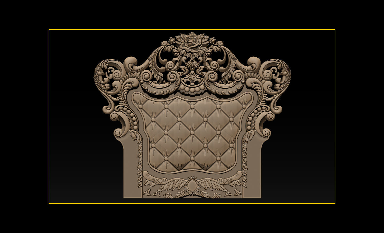 Furniture  wood carving file stl OBJ and ZTL for CNC 3D print model_17