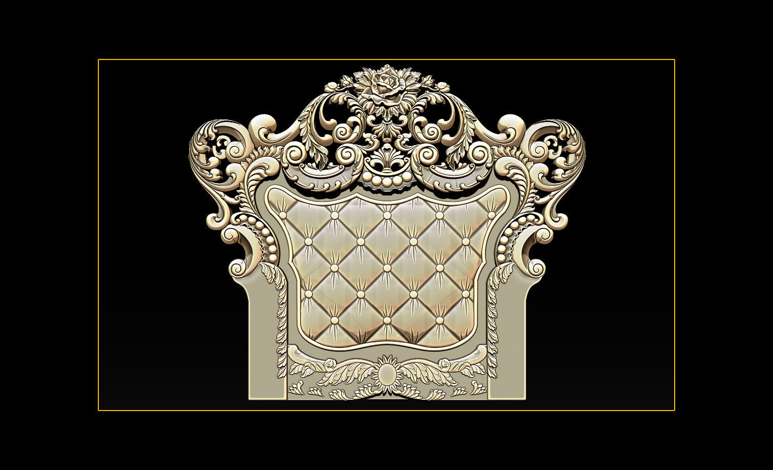 Furniture  wood carving file stl OBJ and ZTL for CNC 3D print model_18