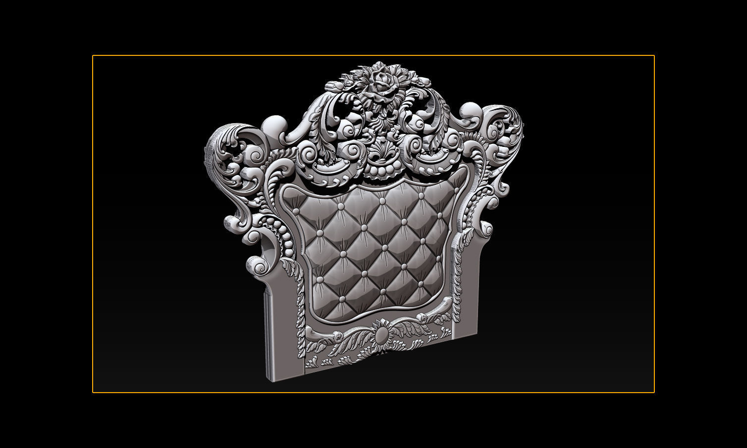 Furniture  wood carving file stl OBJ and ZTL for CNC 3D print model_5