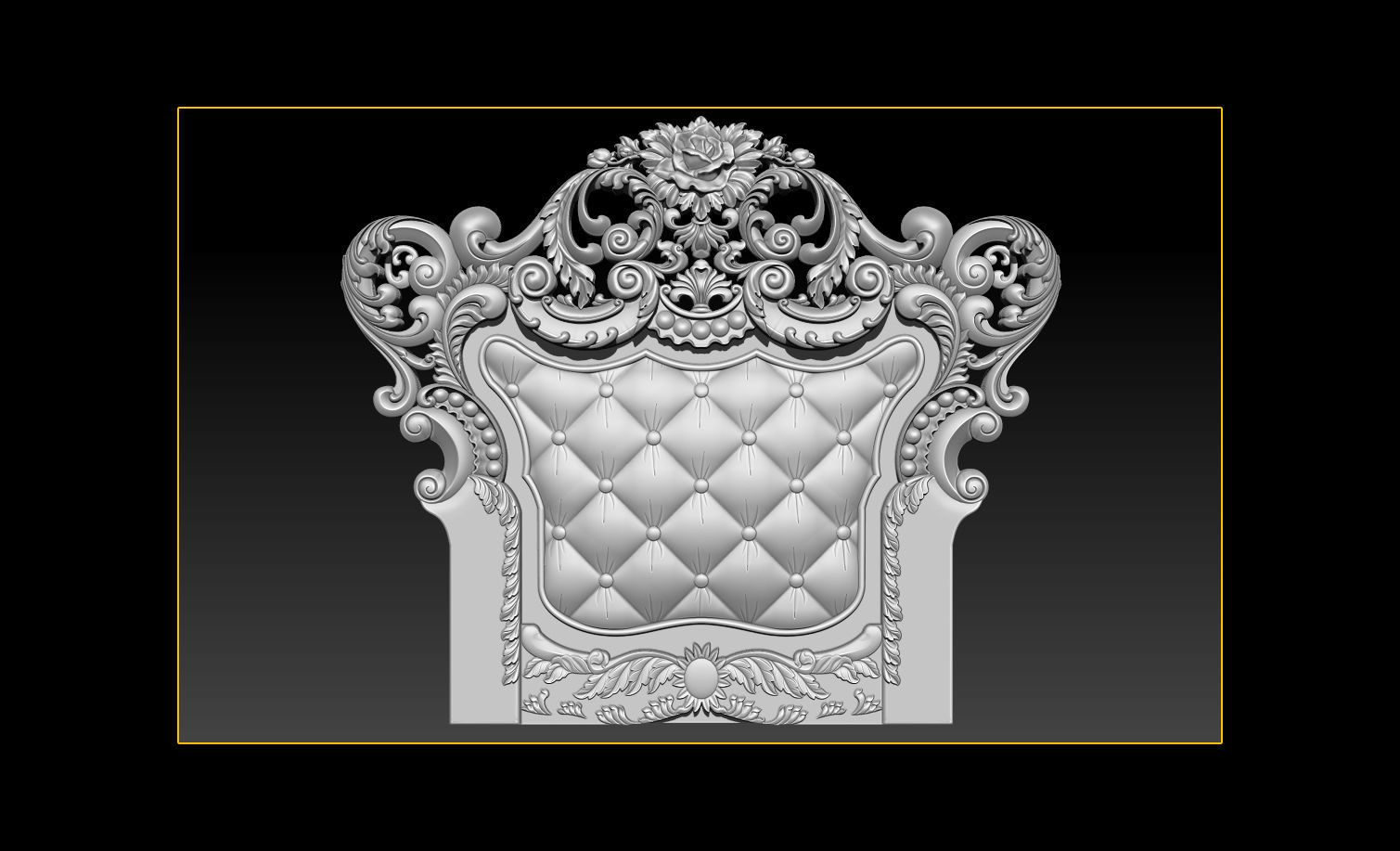 Furniture  wood carving file stl OBJ and ZTL for CNC 3D print model_15