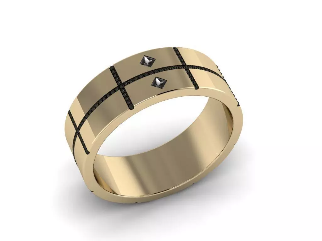 Men Jewerly Ring 028 3D print model