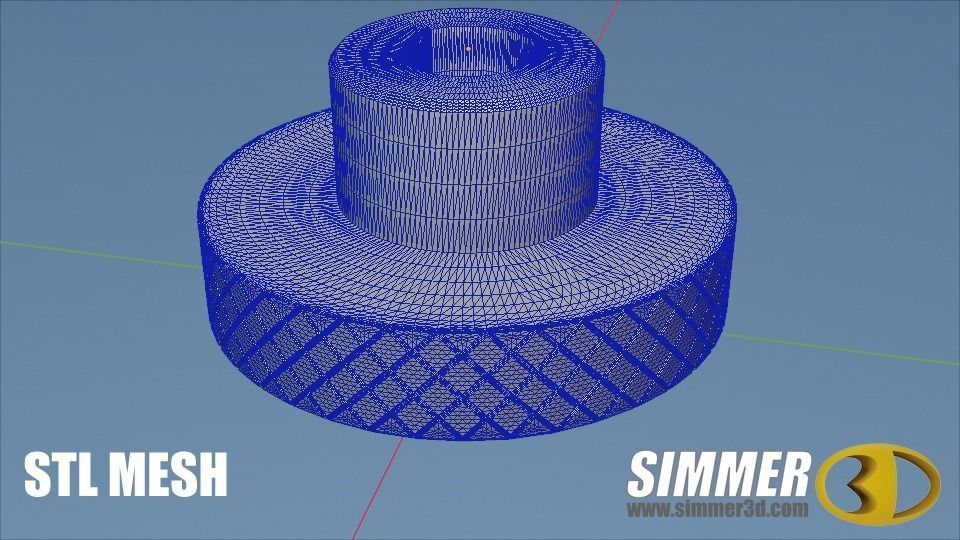 Knurled Knob - 3D Print model 3D print model_5