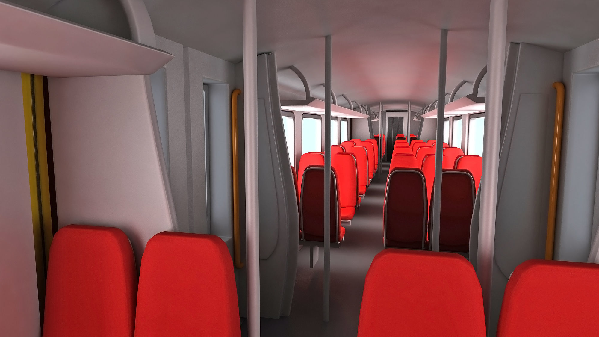 British South West Rail Class 450 3D model_17