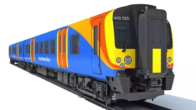 British South West Rail Class 450 3D model