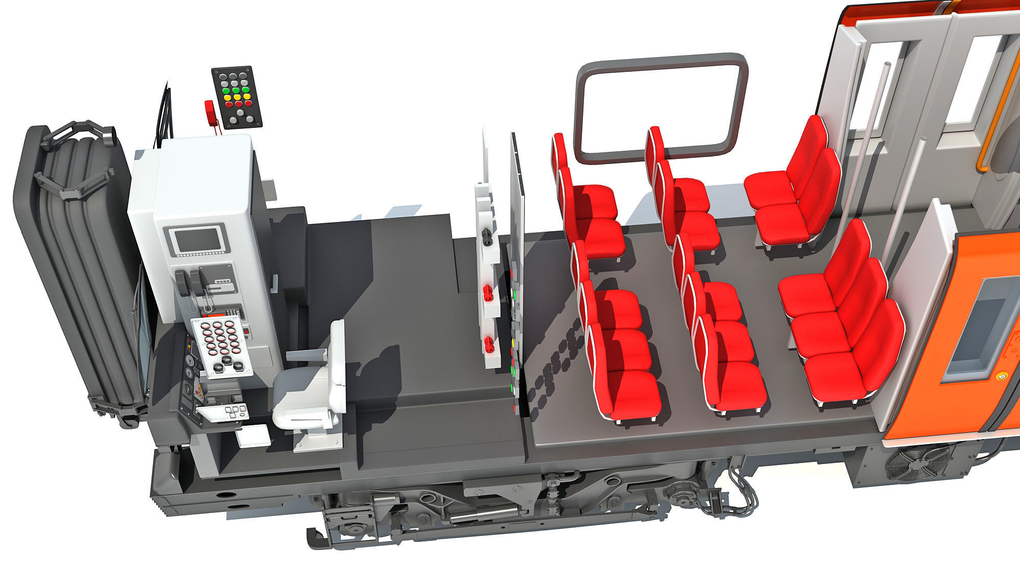 British South West Rail Class 450 3D model_14