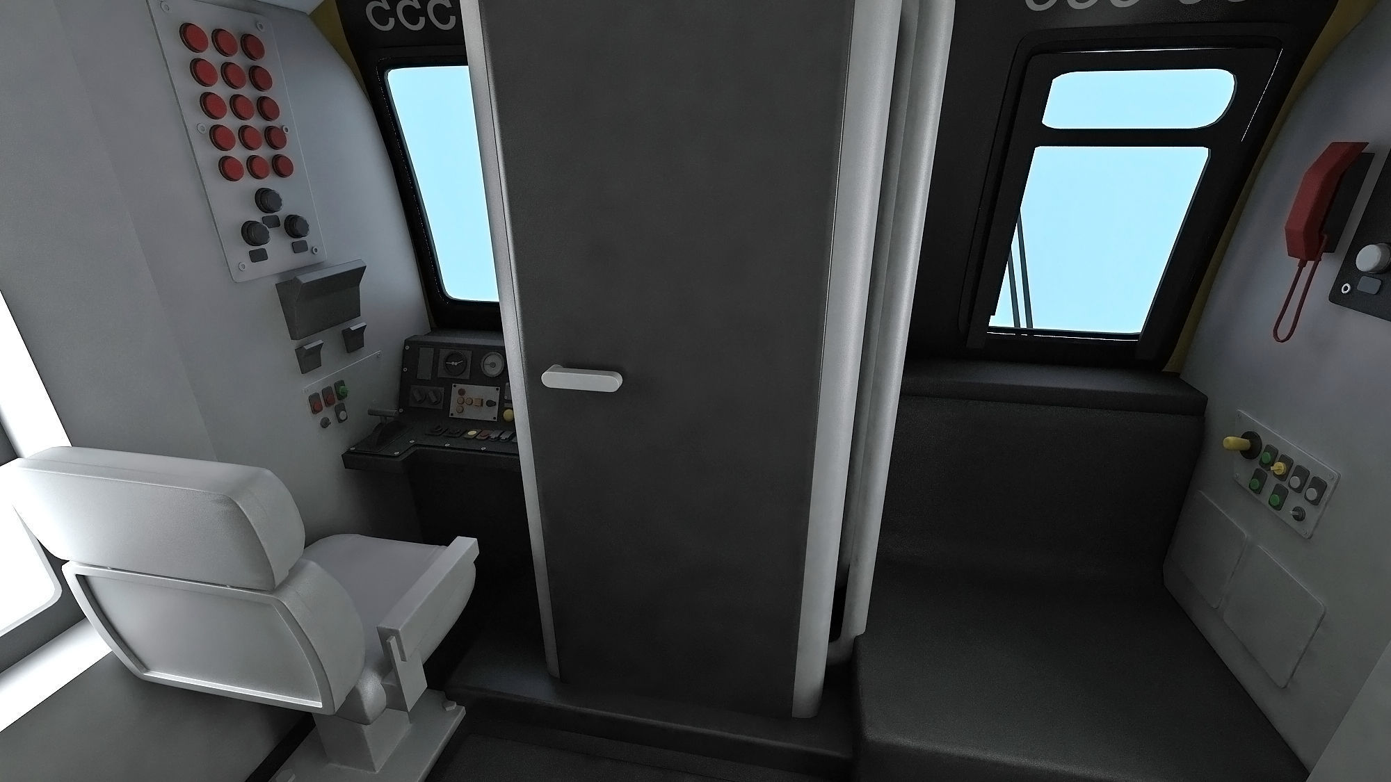 British South West Rail Class 450 3D model_16