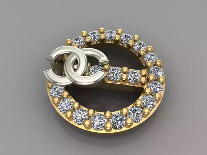 GC GOLD E048- Diamond Earring