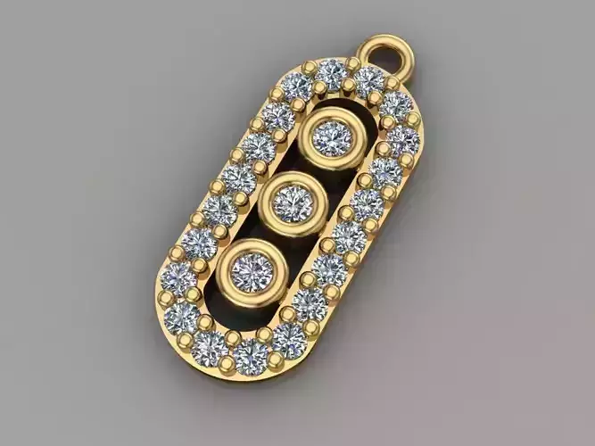 GC GOLD E055- Diamond Earring