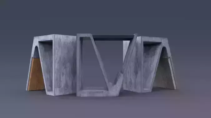 Concrete chair