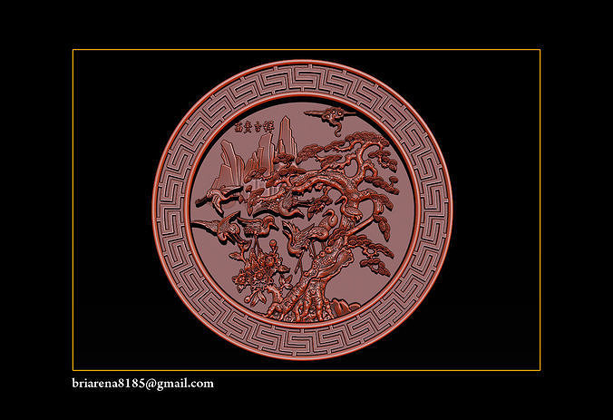 Mural birds carving file stl STL Reliefs for CNC machines  3D print model