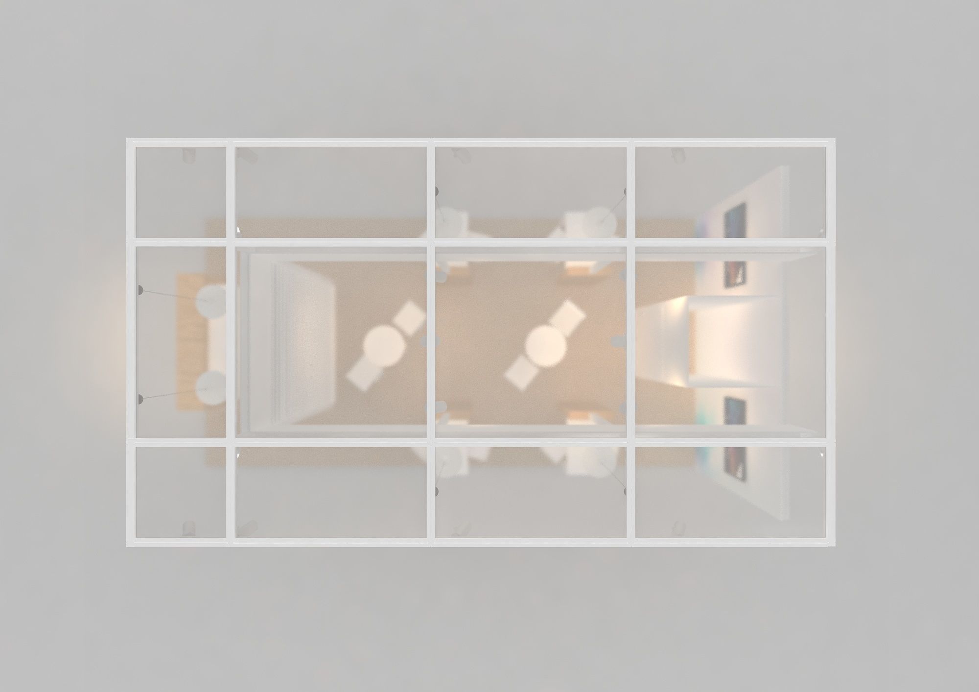 4x8 individual attendance maxima and woden stand 3D model 3D model_5