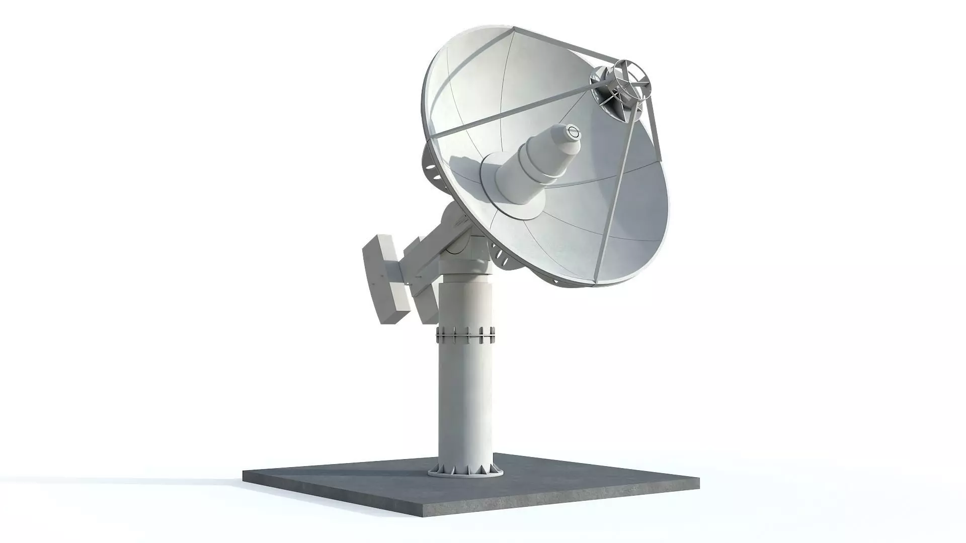 Satellite Dish 3D model_0