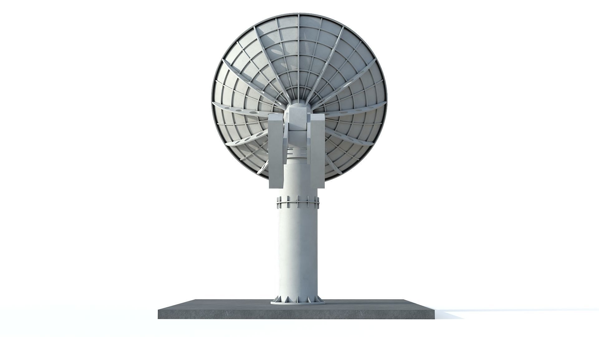 Satellite Dish 3D model_5