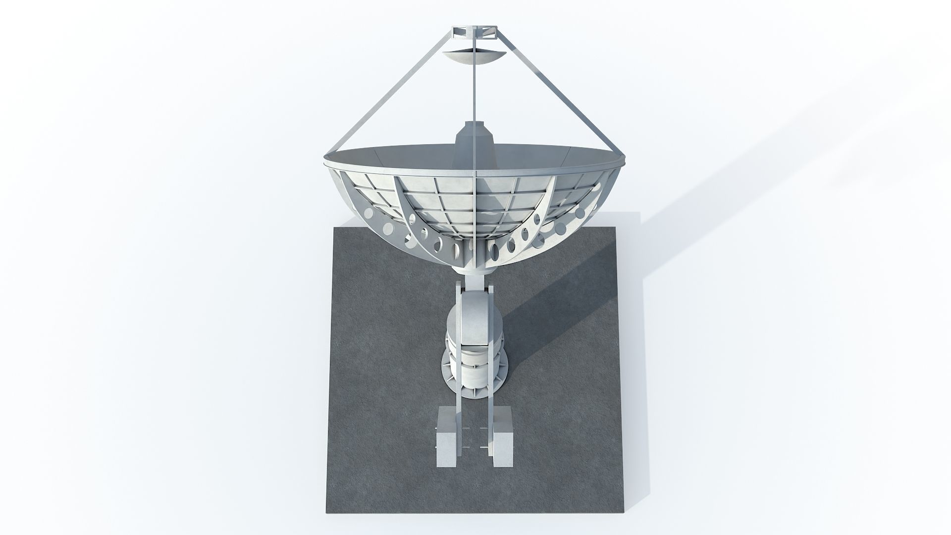 Satellite Dish 3D model_9