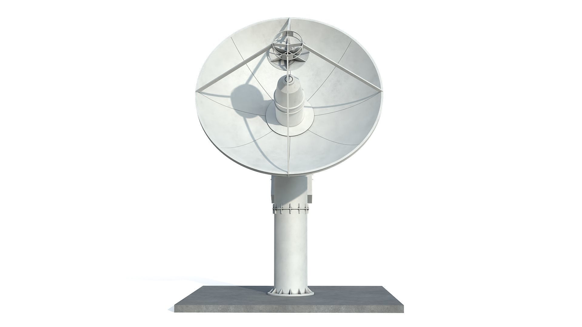 Satellite Dish 3D model_2