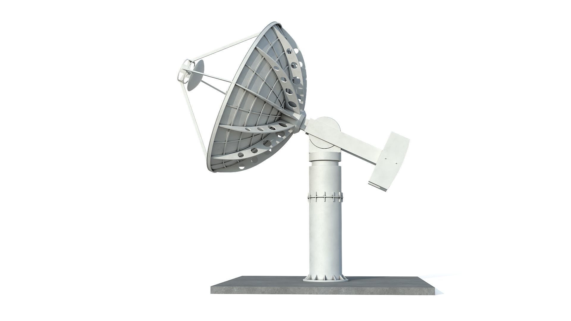 Satellite Dish 3D model_3