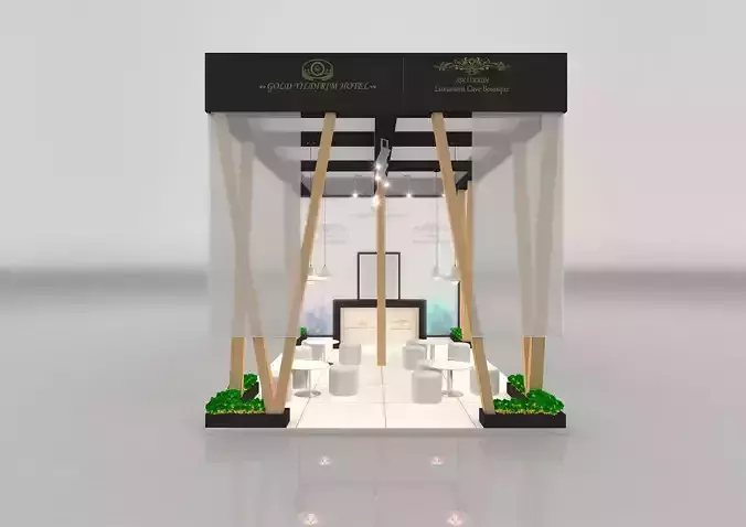 4x8 individual attendance woden stand