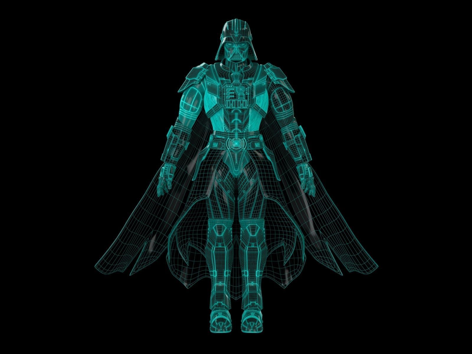 STAR WARS DARTH VADER 3D model_11