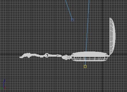 clock pocket watch on chain 3D model_1