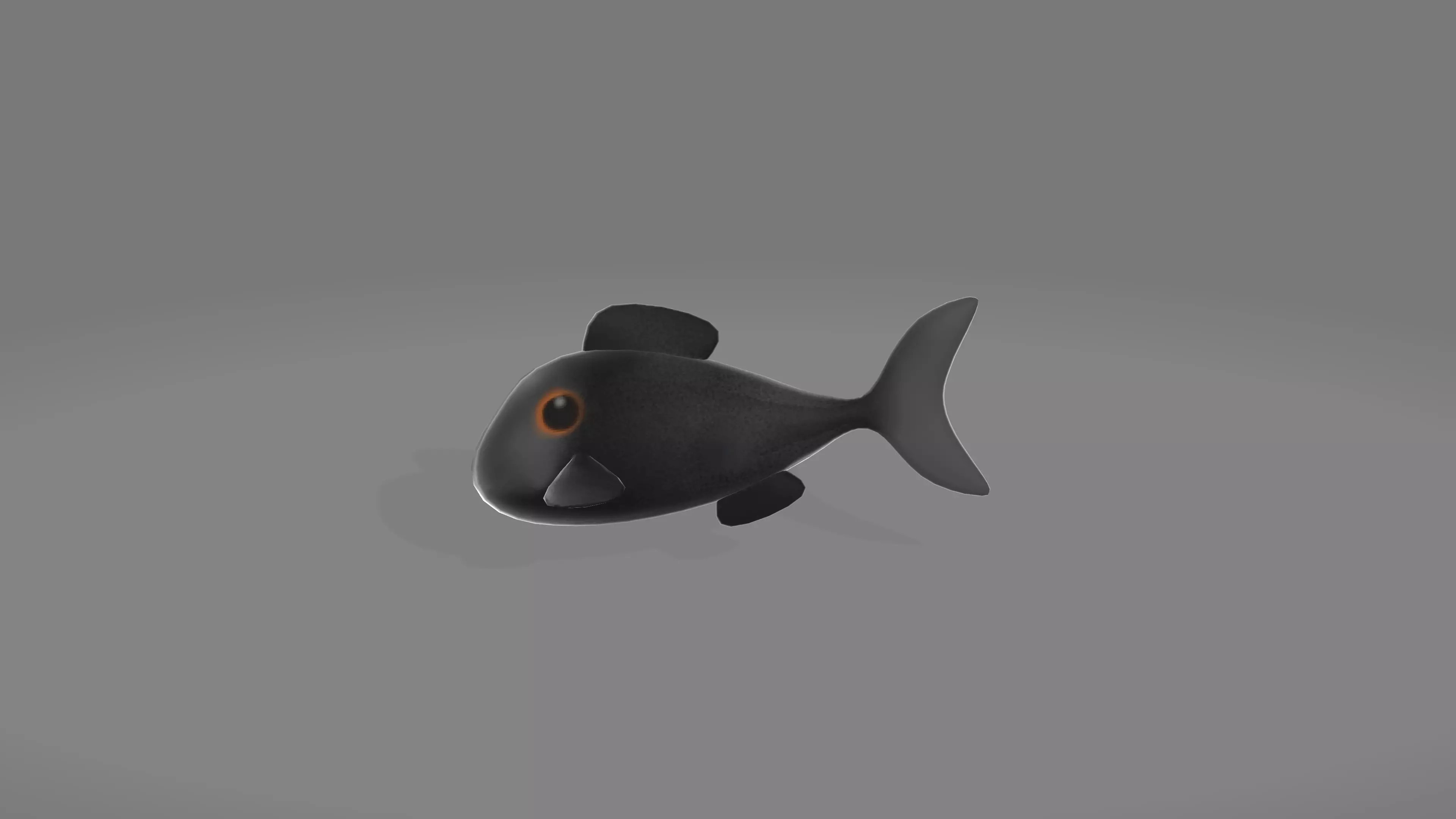 Low Poly Fish Free low-poly 3D model