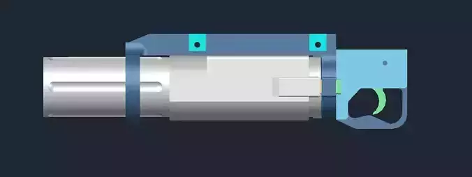 Airsoft grenade launcher 3d print 3D print model