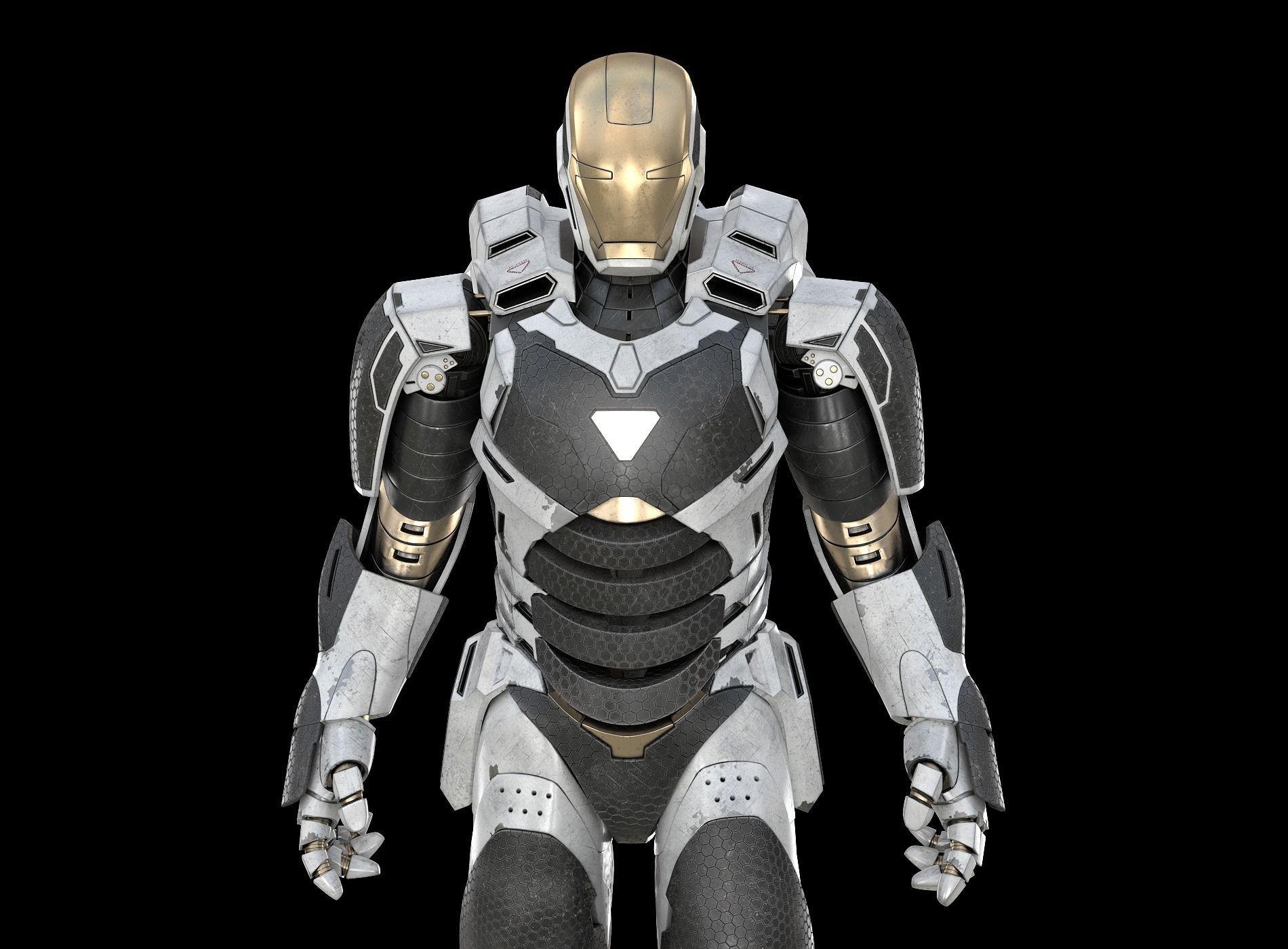 3D Iron man Marvel Avengers Mark 39 Gemini model 3D model_12