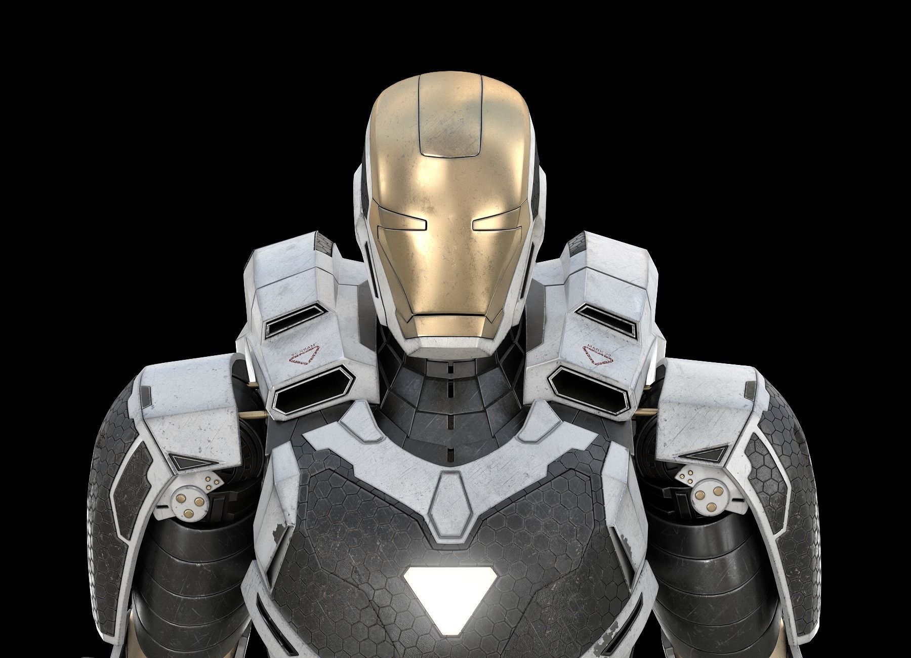 3D Iron man Marvel Avengers Mark 39 Gemini model 3D model_8