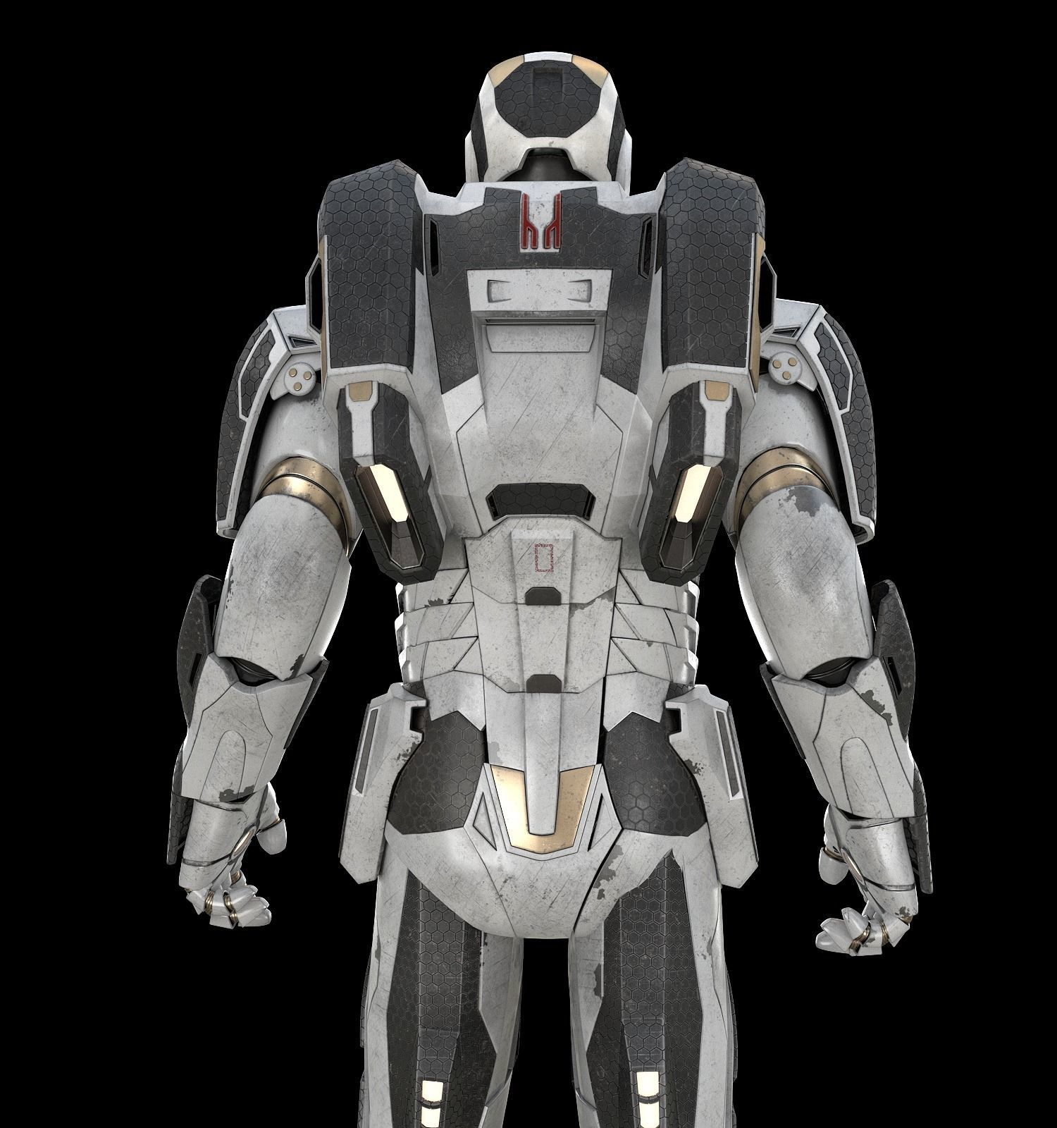 3D Iron man Marvel Avengers Mark 39 Gemini model 3D model_7
