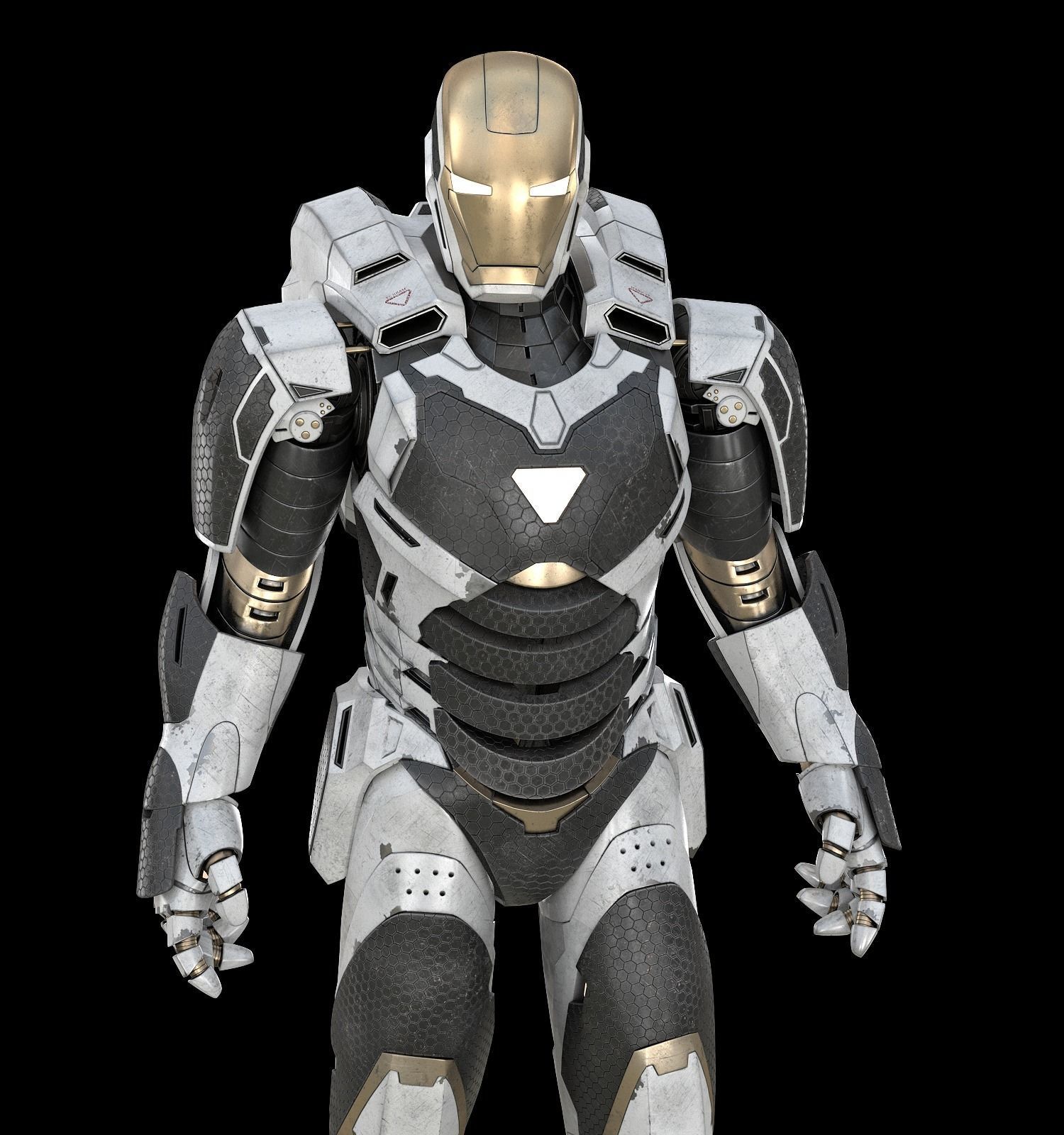 3D Iron man Marvel Avengers Mark 39 Gemini model 3D model_13