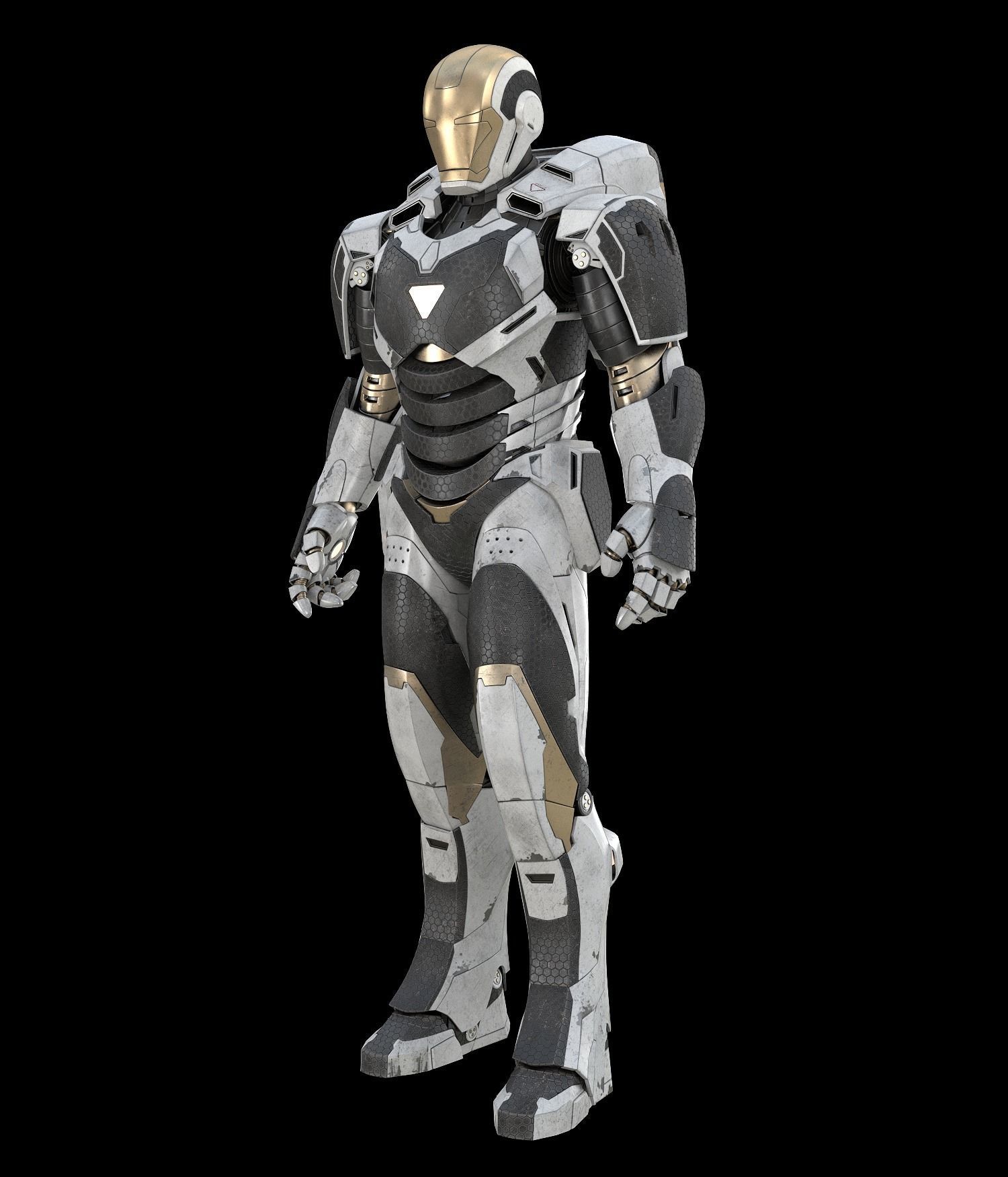 3D Iron man Marvel Avengers Mark 39 Gemini model 3D model_6