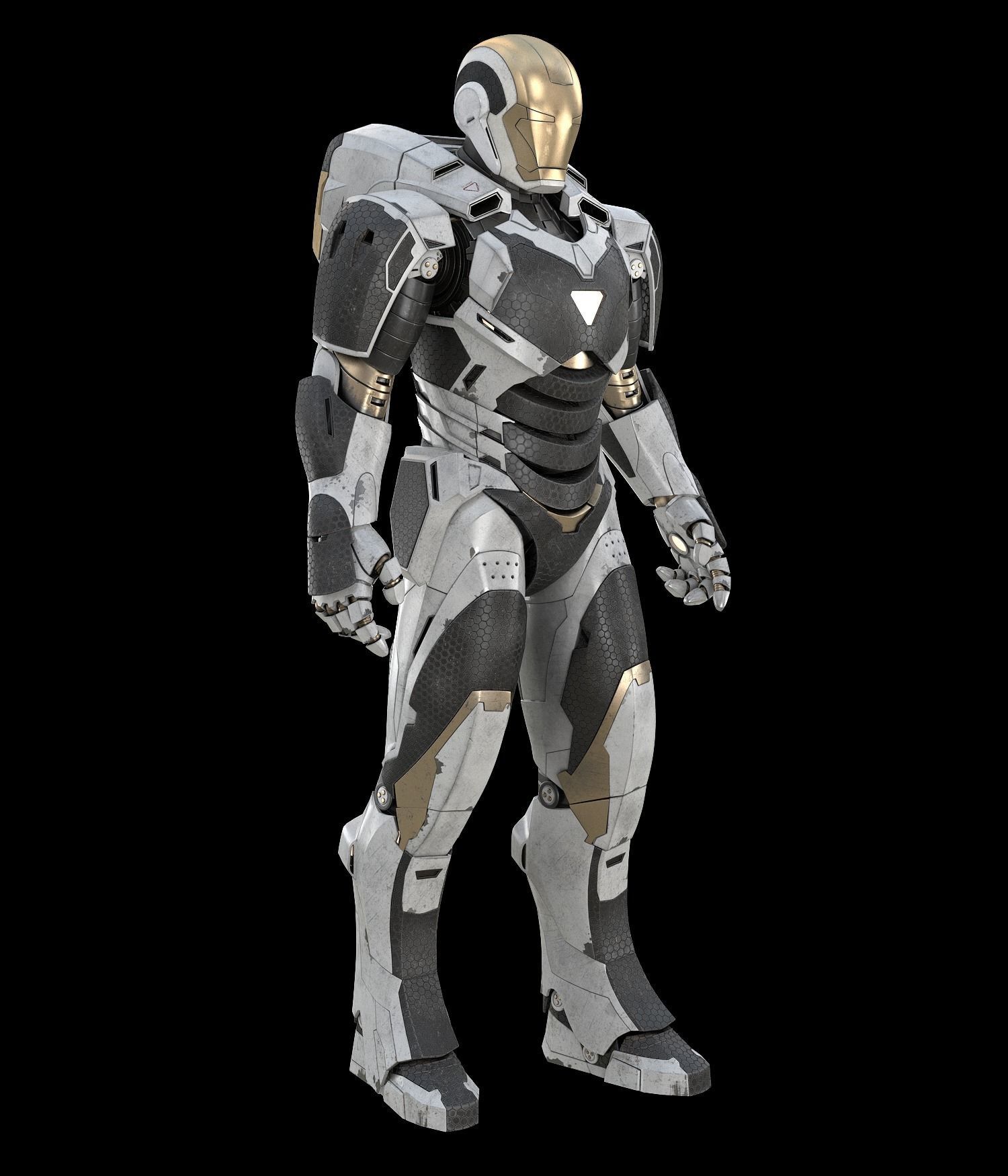 3D Iron man Marvel Avengers Mark 39 Gemini model 3D model_4