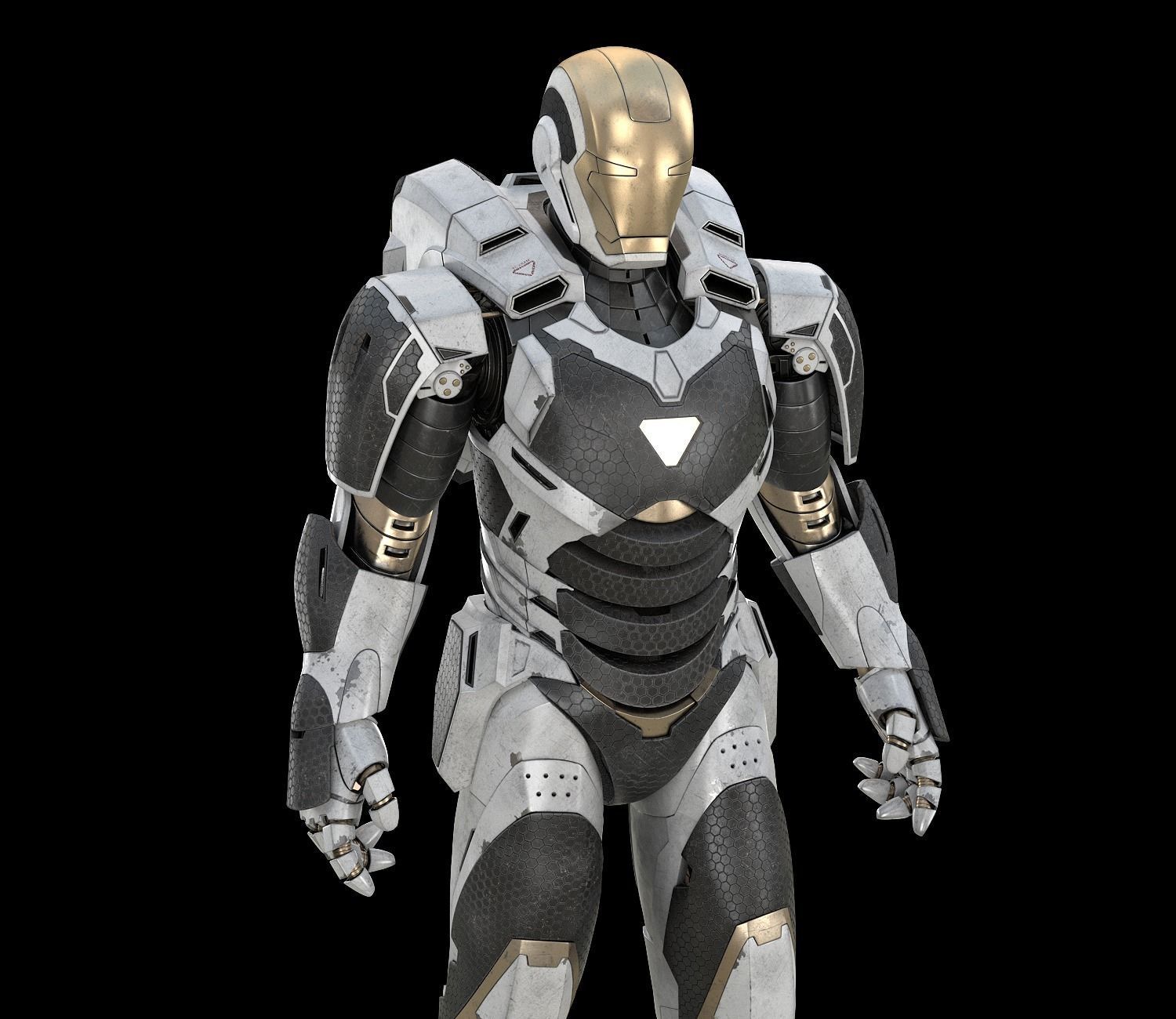 3D Iron man Marvel Avengers Mark 39 Gemini model 3D model_5