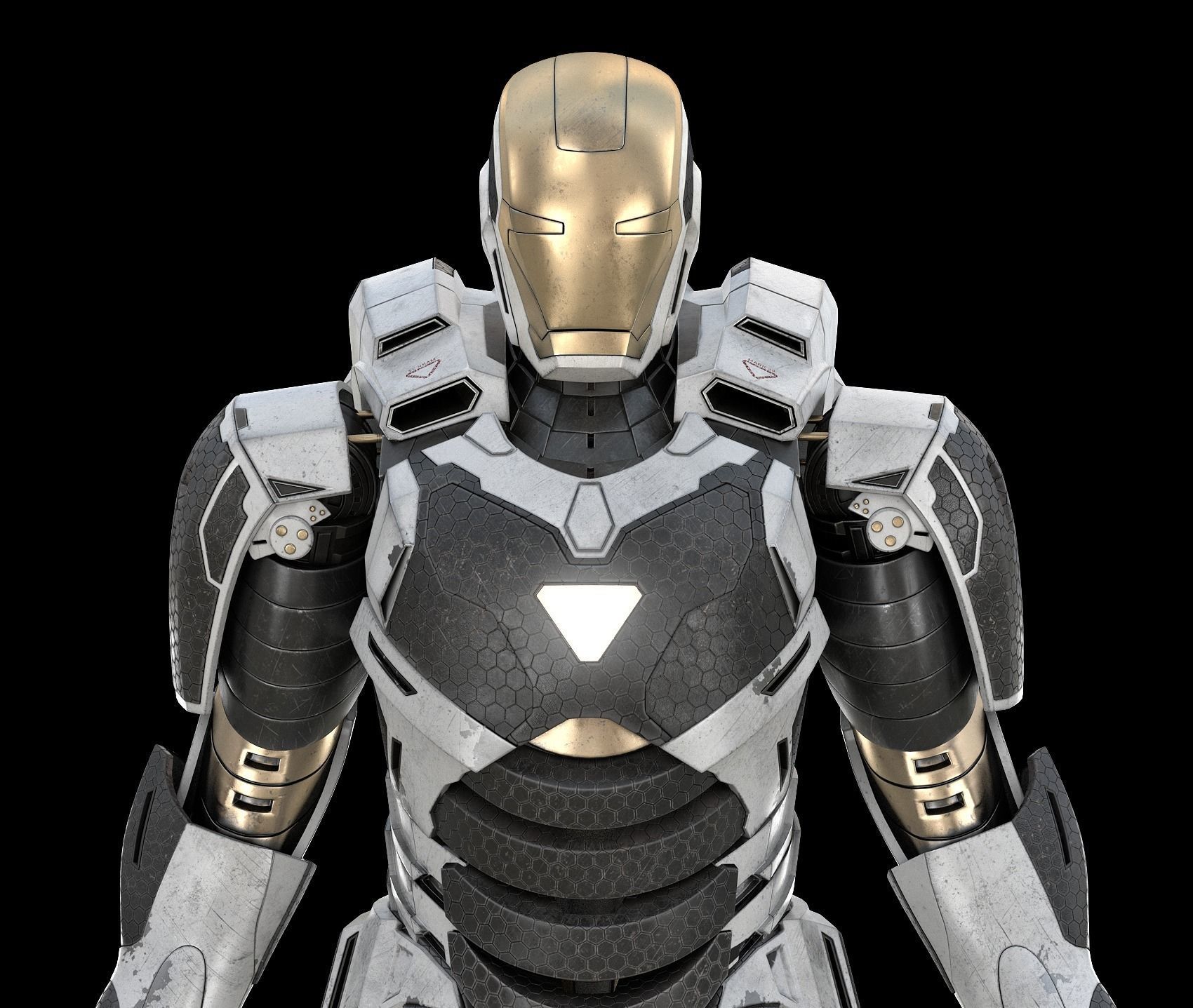 3D Iron man Marvel Avengers Mark 39 Gemini model 3D model_1
