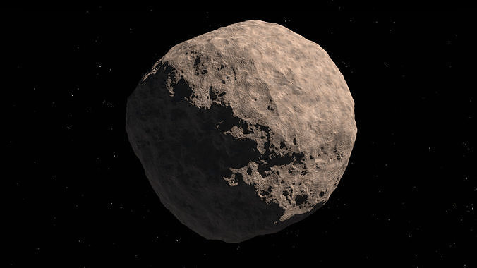 Asteroid Free low-poly 3D model