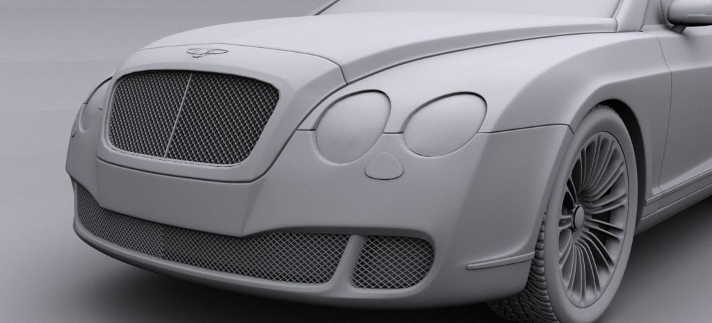 Bentley Continental GT Speed 2008 3D model_8
