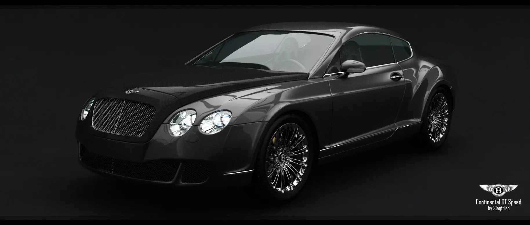 Bentley Continental GT Speed 2008 3D model_0