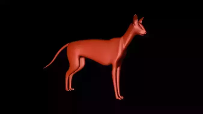 Forest Dog 3D Model