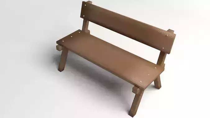 Bench 7 wooden