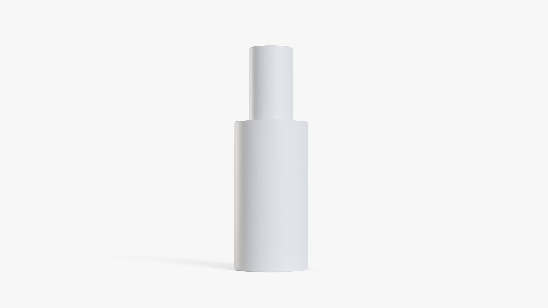 Sunscreen Oil Bottle Low-poly 3D model_10