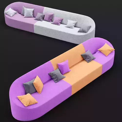 Modern Fabric 5 seat Sofa Morpher from BT design
