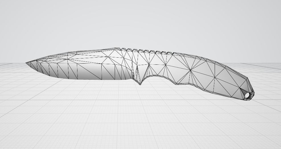 3D model tactical throwing knife VR / AR / low-poly | CGTrader