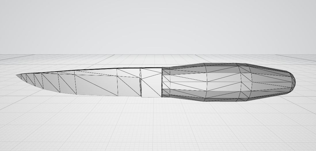 puukko knife Low-poly 3D model_7